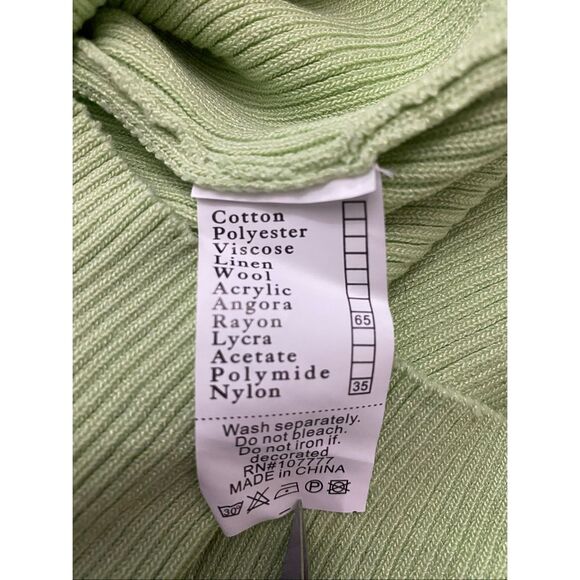 Paradise USA Mint Green Mini Dress Bodycon Women’s Sz Large - Picture 4 of 4